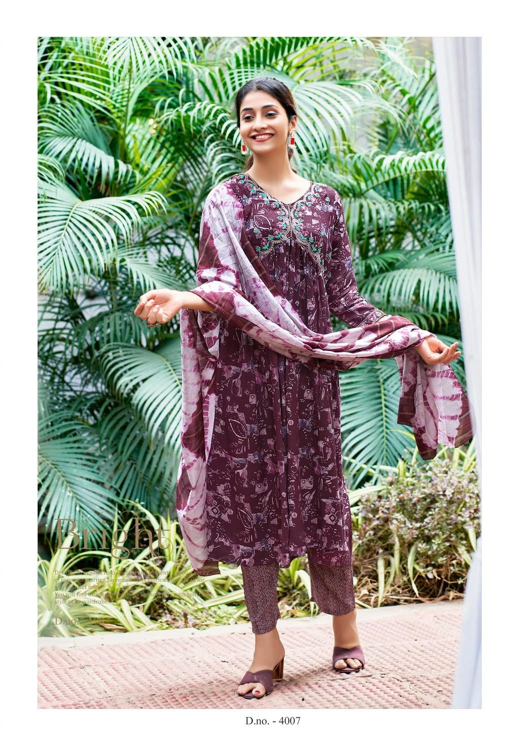 Mystic 9 Heena Vol 4 Premium Quality Rayon Capsule Foil Print Wholesale Readymade Salwar Suit Catalog — Wholesale Salwar Suits, MPA wholesale from Surat — view 5